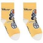 Boys Navy Blue & Yellow Disney Logo Socks ( 3-Pack ), 1, hi-res