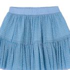 Girls Blue Tulle Skirt, 2, hi-res