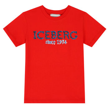 Boys Red Logo T-Shirt