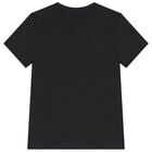 Boys Black Logo T-Shirt, 2, hi-res