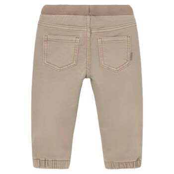 Younger Boys Beige Joggers