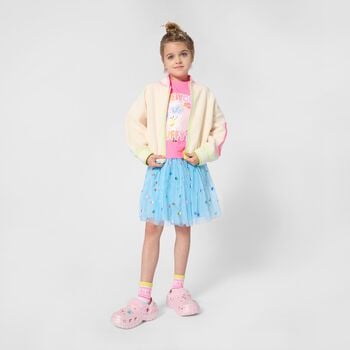 Girls Pink Sequin Unicorn Long Sleeve Top
