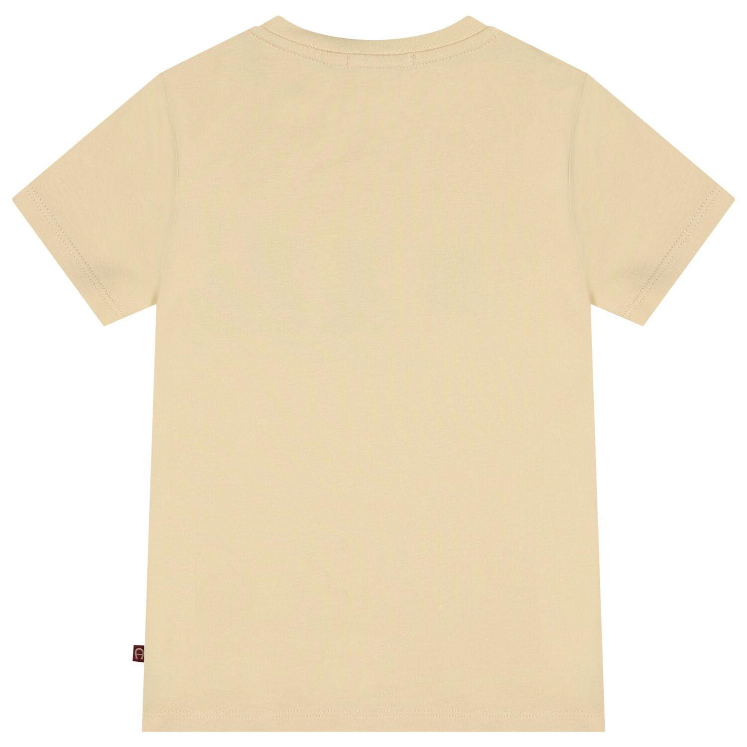 تيشيرت بشعار الدب تيدي باللون البيج للبنات, 2, hi-res