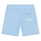 Younger Boys Ivory & Blue Shorts Set, 1, hi-res