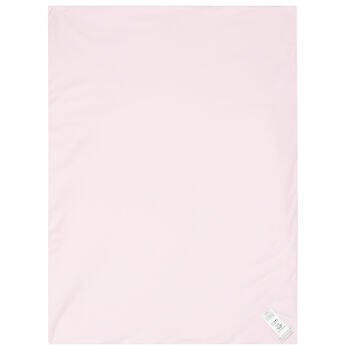 Baby Girls White & Pink Marie Blanket