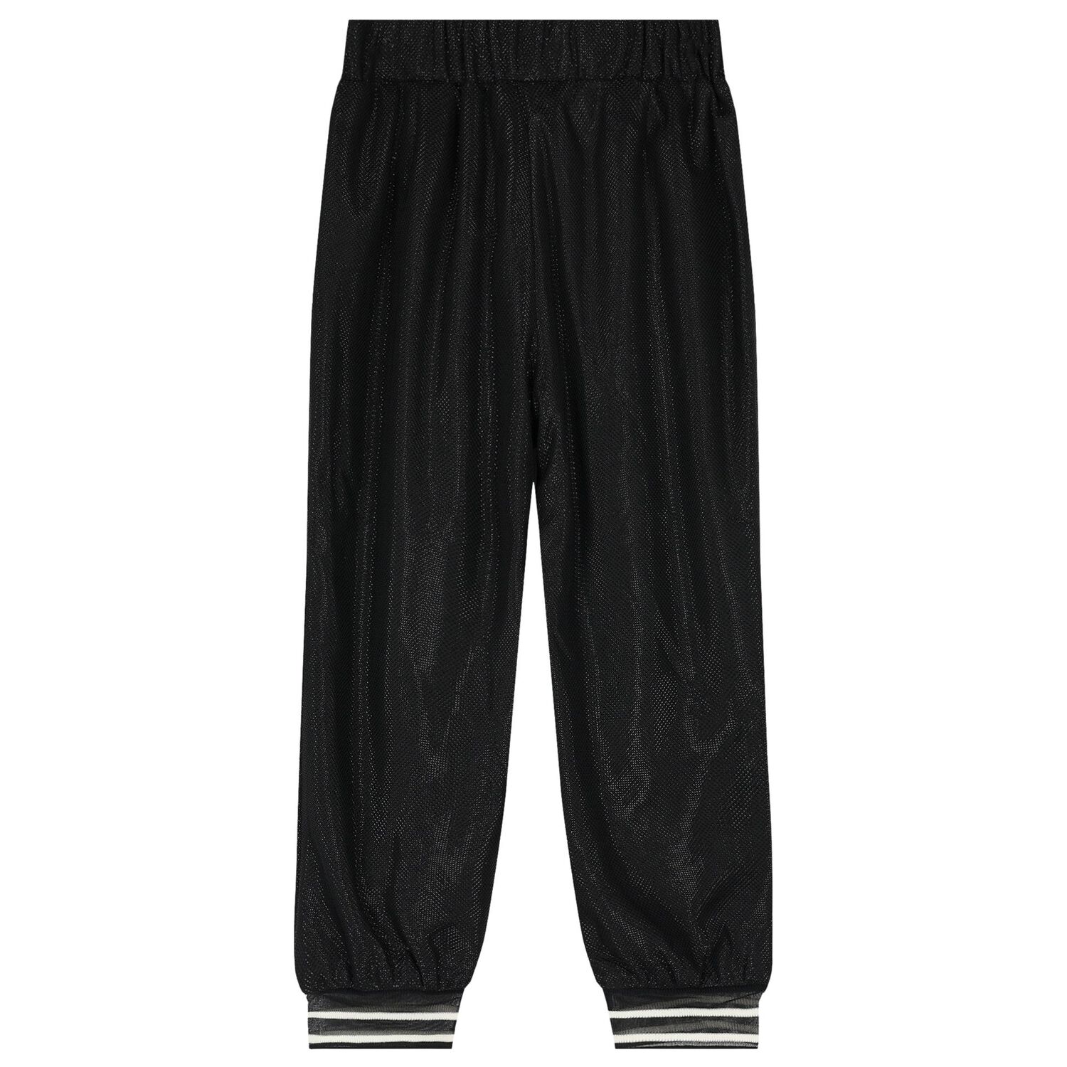 بنطلون رياضى بنات بالشعار باللون الاسود  , 1, hi-res image number null