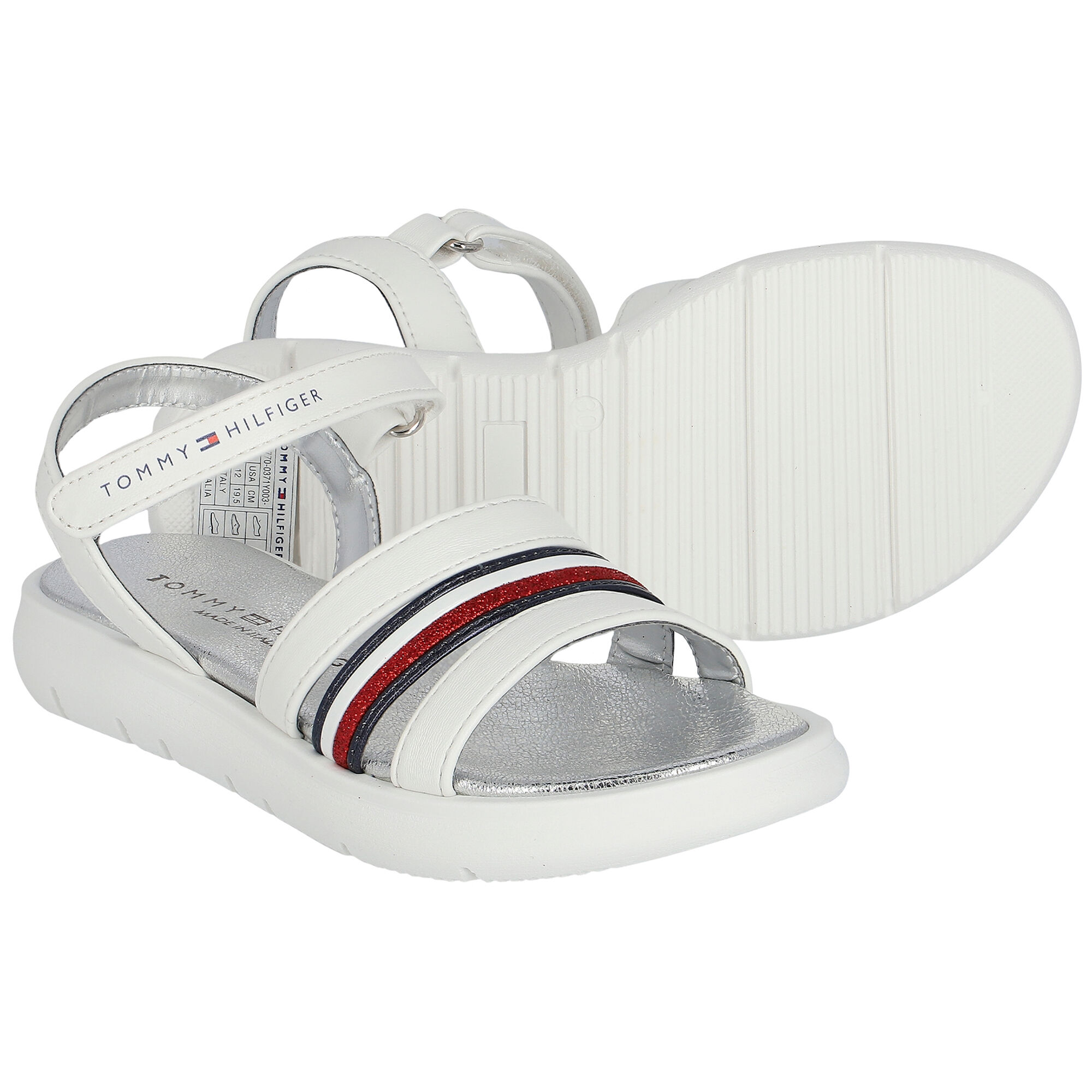 Tommy hilfiger shop white sandals