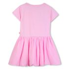 Girls Pink Hearts Dress, 1, hi-res