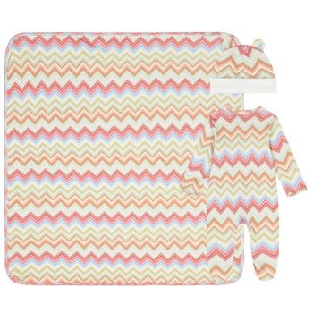 Multi-Coloured Zig Zag Babygrow Gift Set 