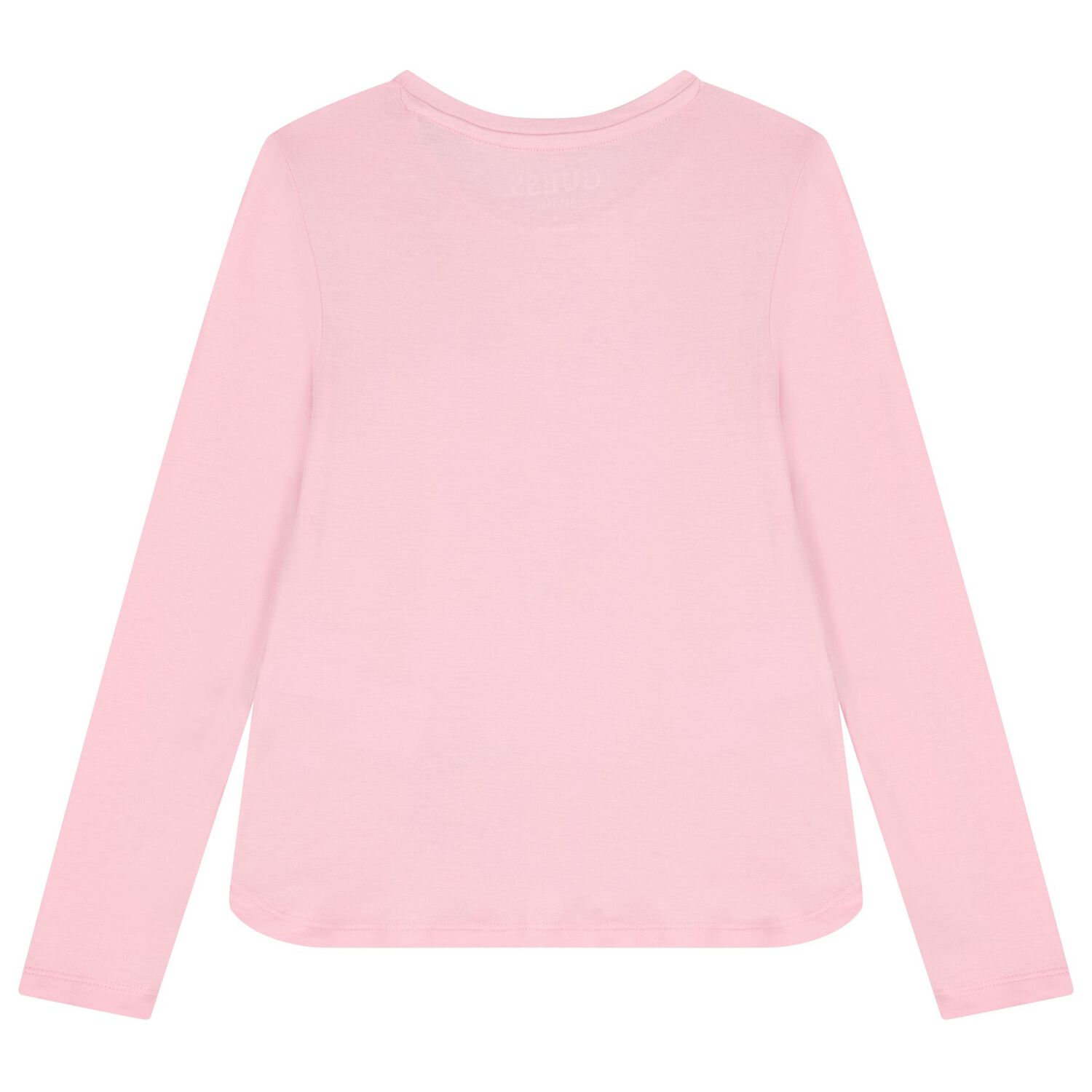 Girls Pink Logo Long Sleeve Top, 1, hi-res image number null