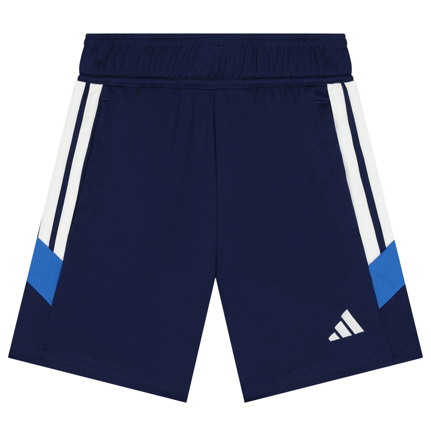 Boys Navy Blue Logo Shorts Set, 1, hi-res