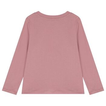 Girls Mini Me Pink Long Sleeve Top