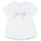 Girls White Logo T-Shirt, 1, hi-res