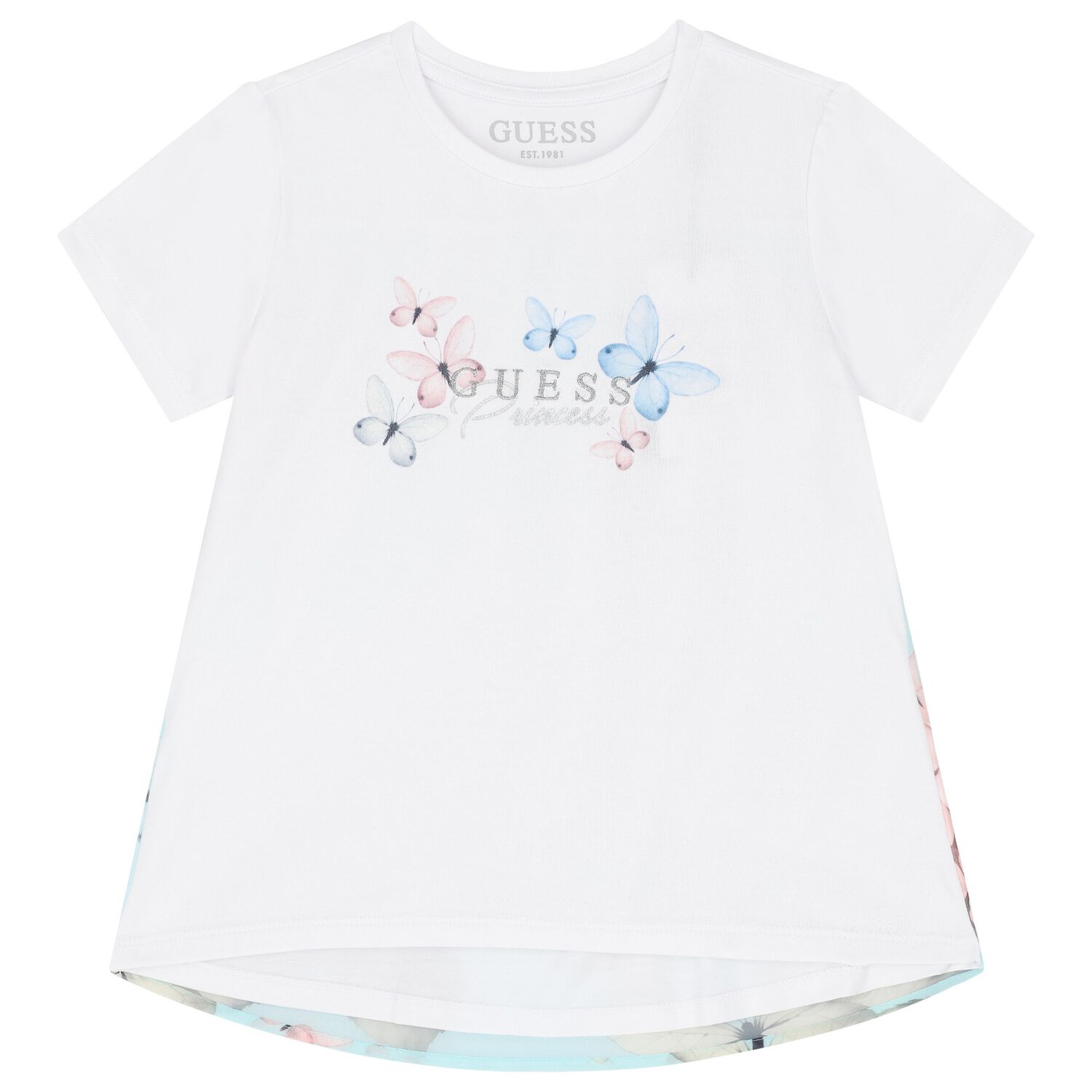 Girls White Logo T-Shirt, 1, hi-res image number null