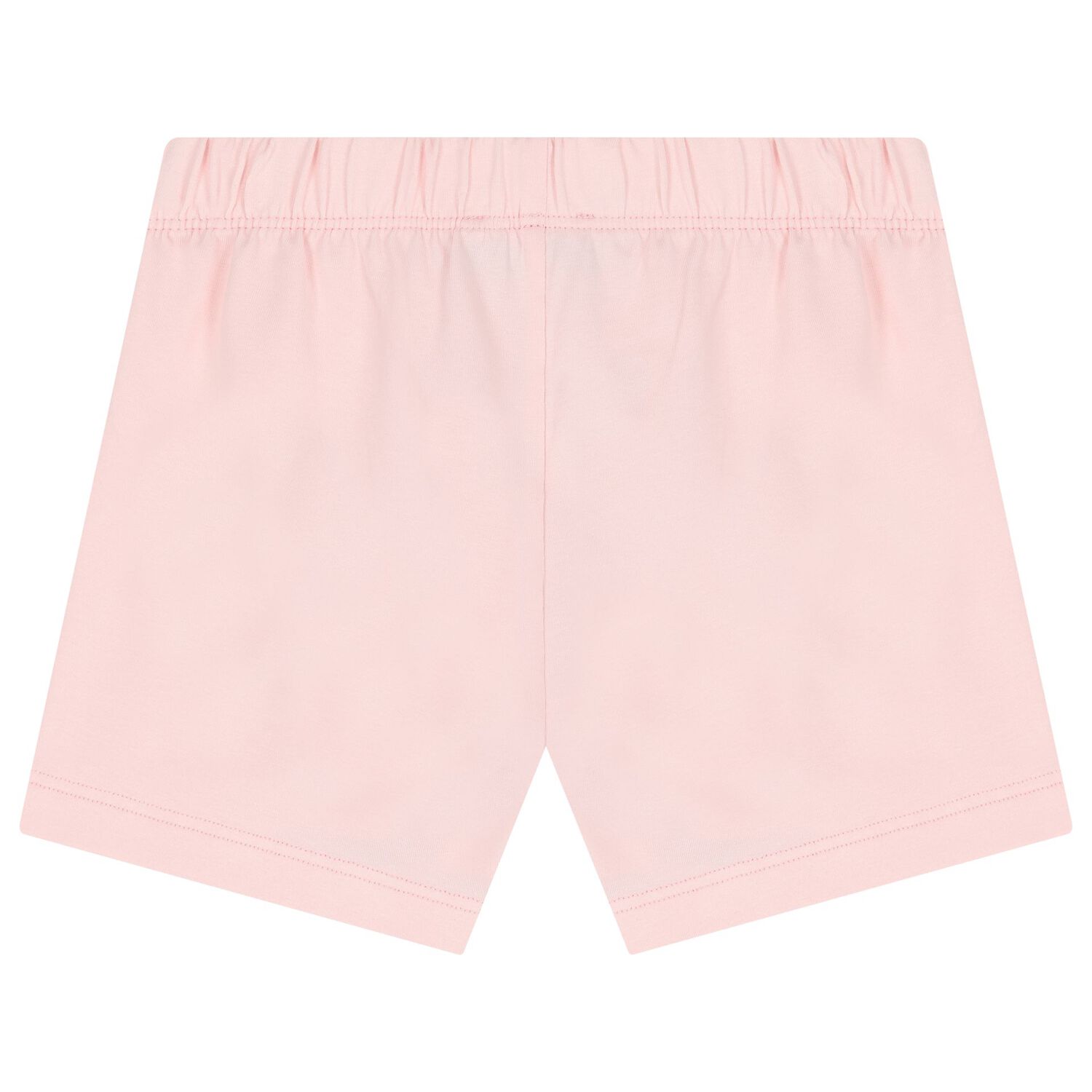 Girls White & Pink Shorts Set, 1, hi-res