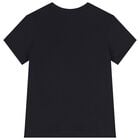 Boys Navy Blue Logo T-Shirt, 1, hi-res