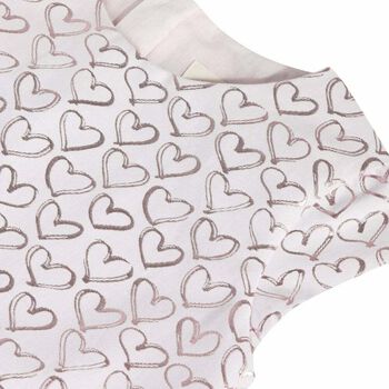 Girls Heart Print Dress