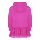 Girls Pink Hooded Logo Dress, 1, hi-res