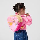 Girls Pink Heart Iridescent Backpack ( 22cm ), 1, hi-res