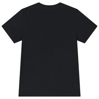 Boys Black Polo Bear T-Shirt