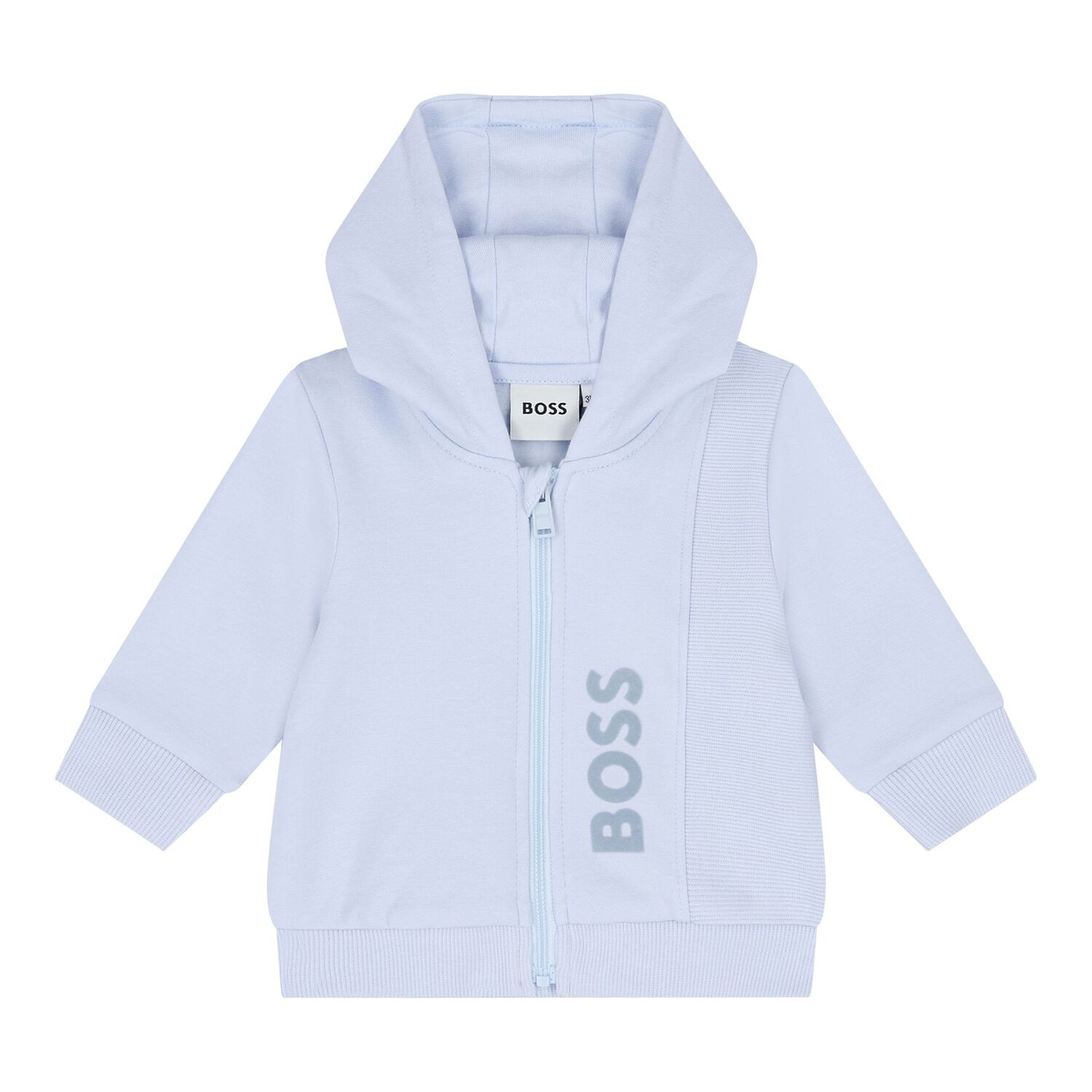 Baby Boys Blue & White Tracksuit Gift Set, 1, hi-res