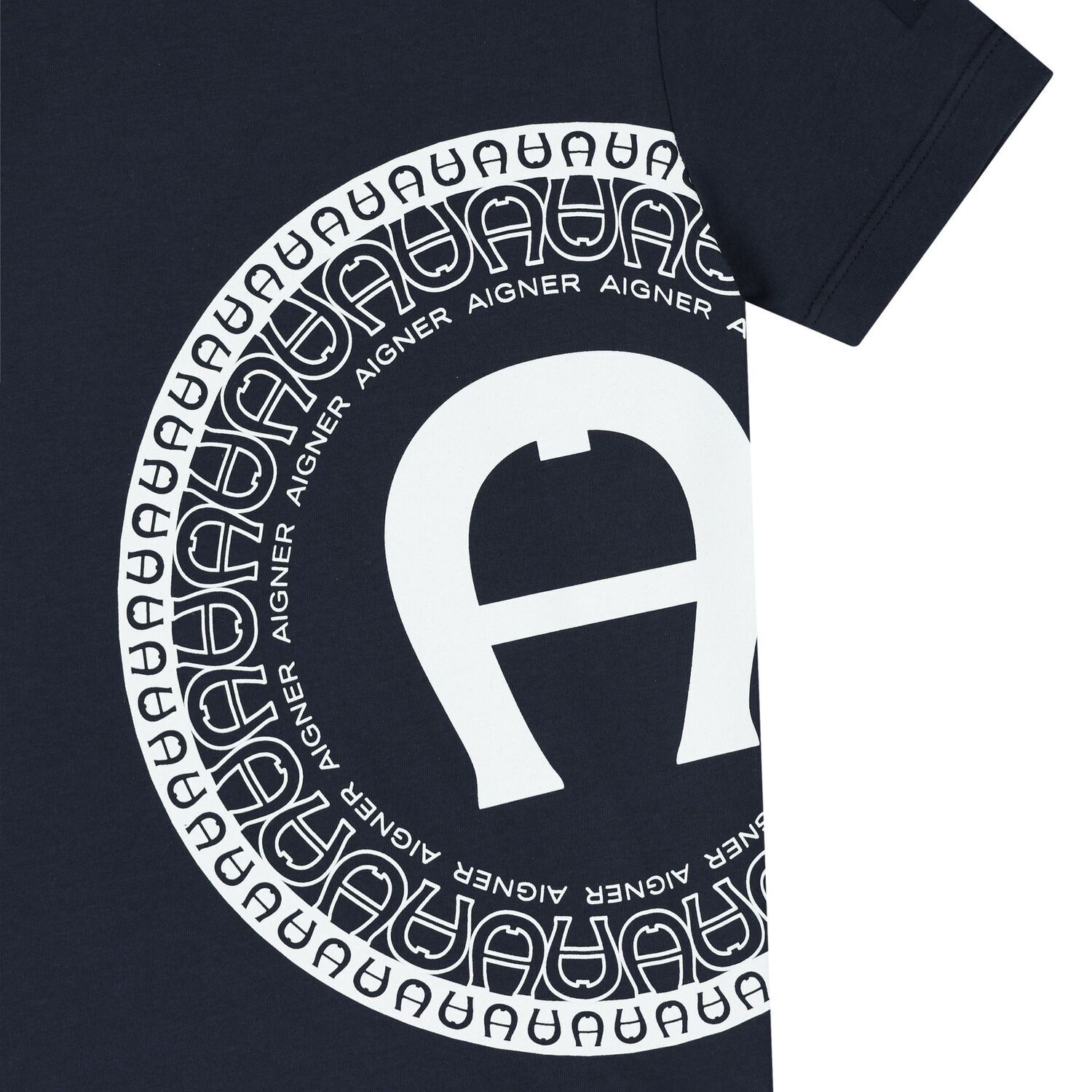 Boys Navy Blue Logo T-Shirt, 3, hi-res image number null