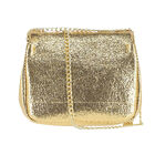 حقيبة يد فيونكة باللون الذهبي للبنات, 2, hi-res