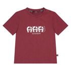Younger Boys Burgundy Logo T-Shirt, 2, hi-res