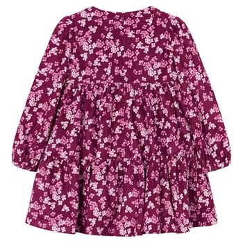 Girls Red Floral Dress