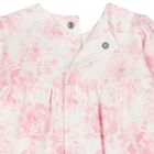 Baby Girls Pink & White Floral Babygrow Set, 1, hi-res