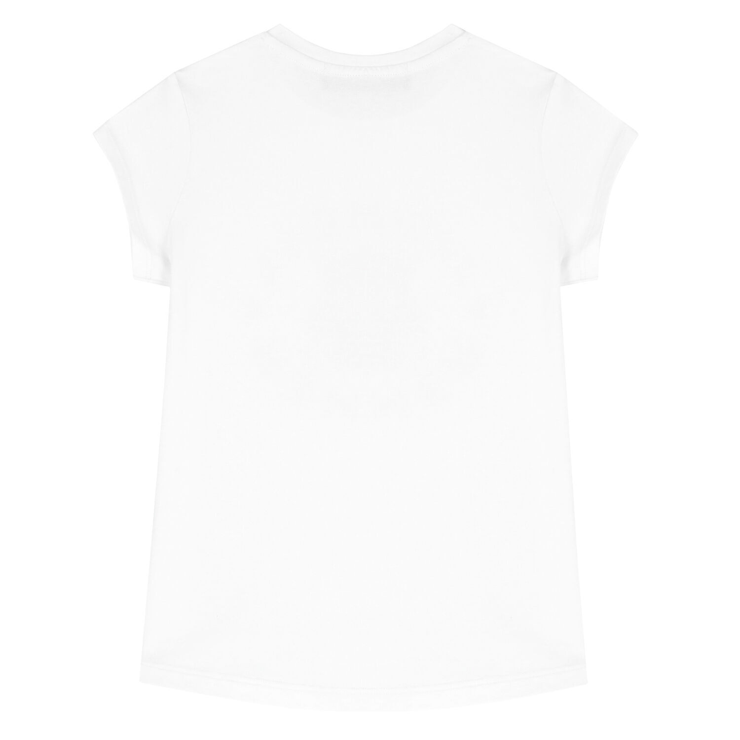 Girls White Bear Logo T-Shirt, 1, hi-res image number null