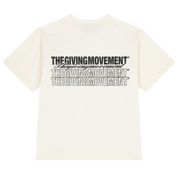 Ivory Logo Oversized T- Shirt