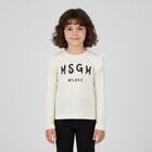 Younger Girls Ivory & Black Leggings Set, 1, hi-res