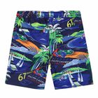 Boys Blue Swim Shorts, 1, hi-res