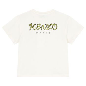 Ivory Tiger Logo T-Shirt