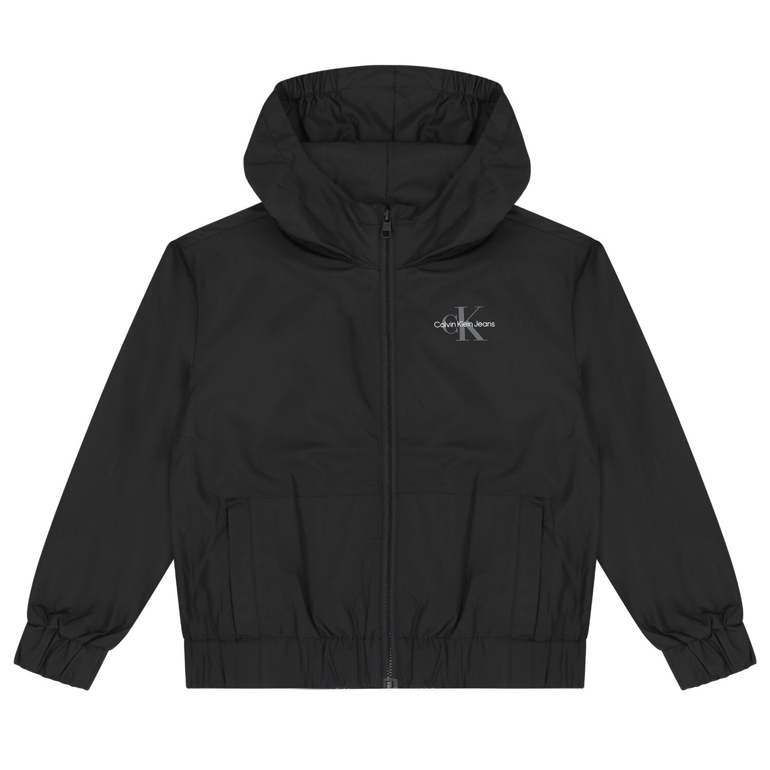 Boys Black Logo Jacket, 1, hi-res image number null