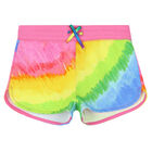 Girls Rainbow Shorts, 1, hi-res
