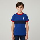 Boys Blue Logo T-Shirt, 2, hi-res