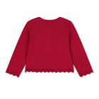 Baby Girls Red & Ivory Tulle Skirt Set, 3, hi-res