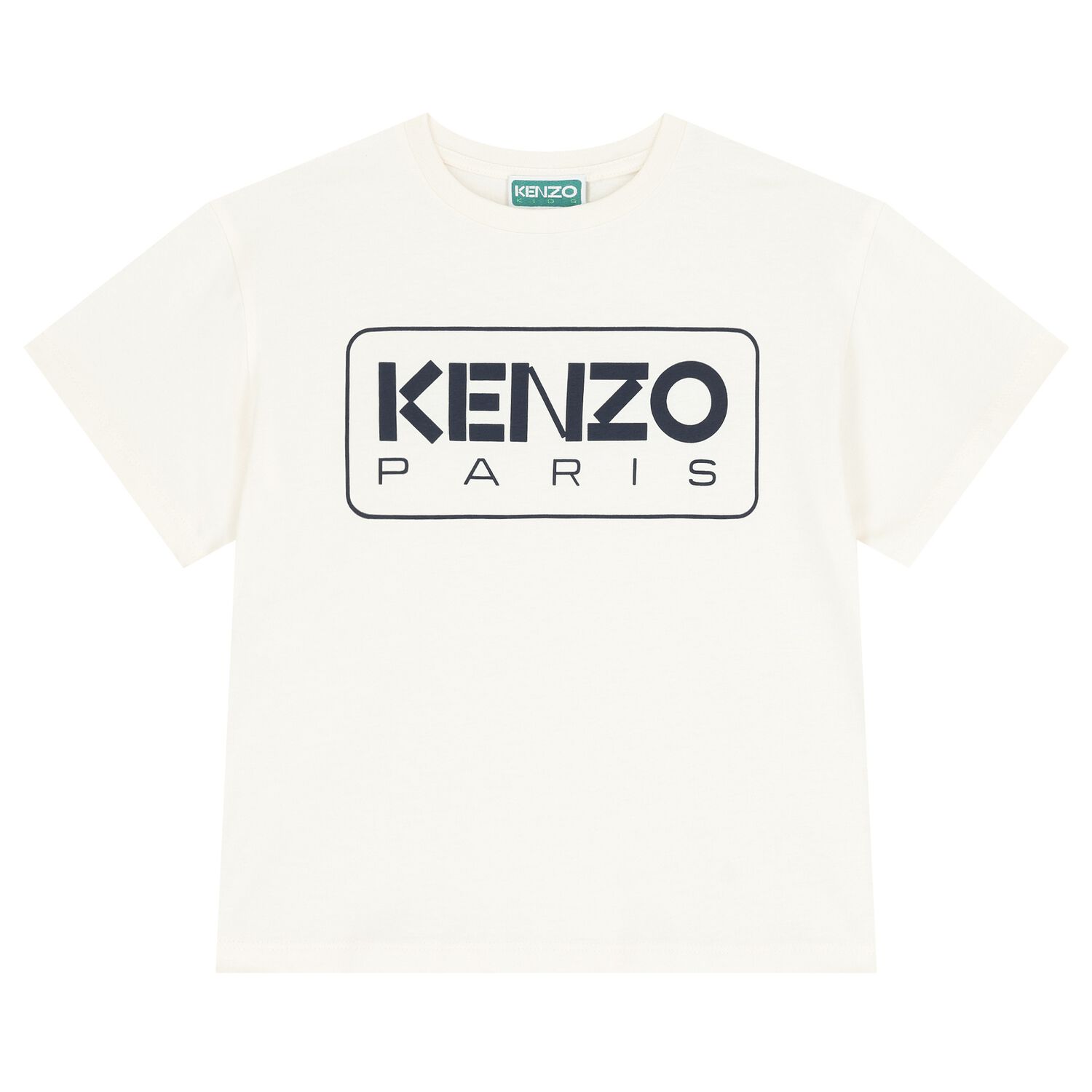 تيشيرت بالشعار باللون العاجى , 1, hi-res