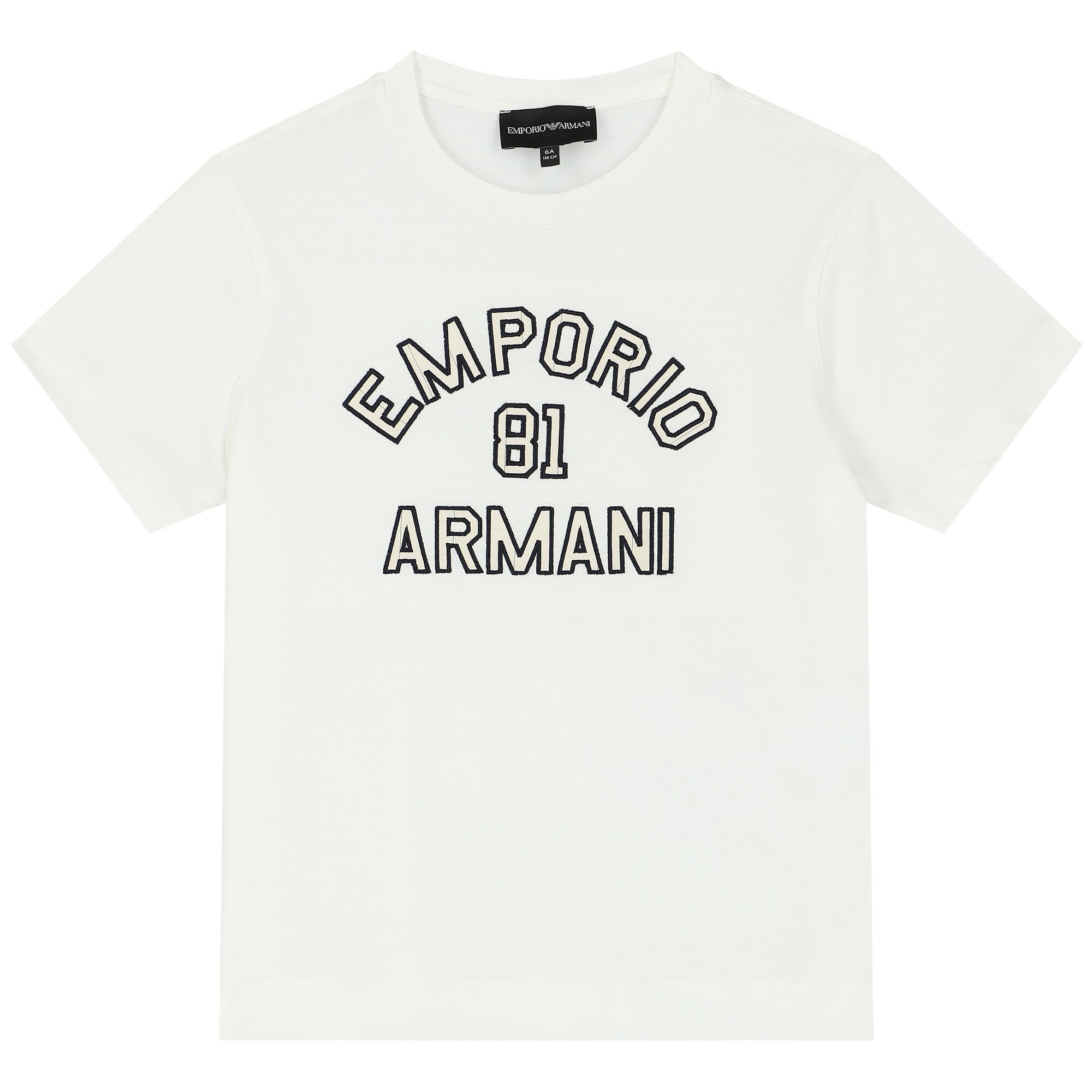 Boys armani shop t shirt