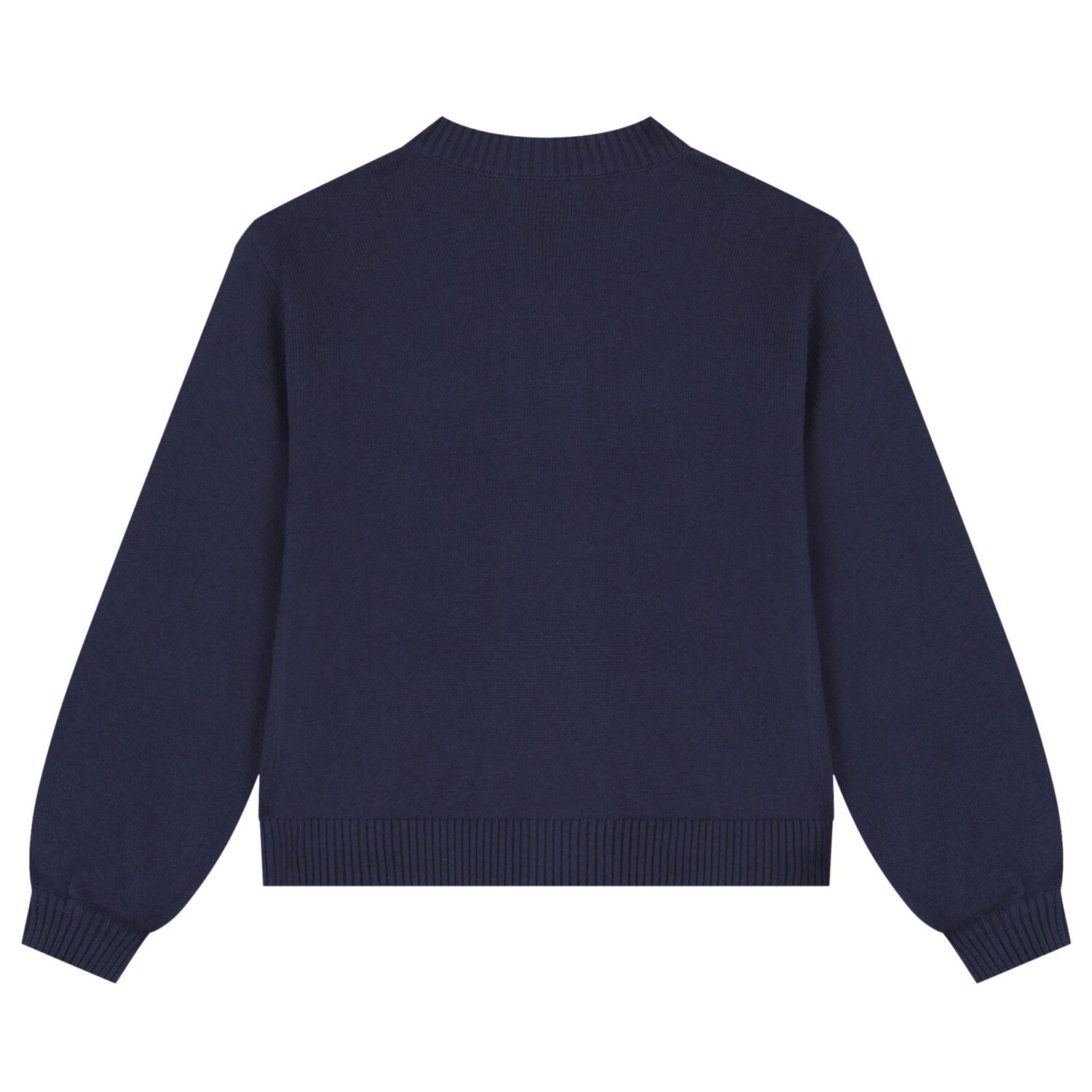 كارديجان مطرز بالترتر باللون  الكحلي للفتيات, 2, hi-res