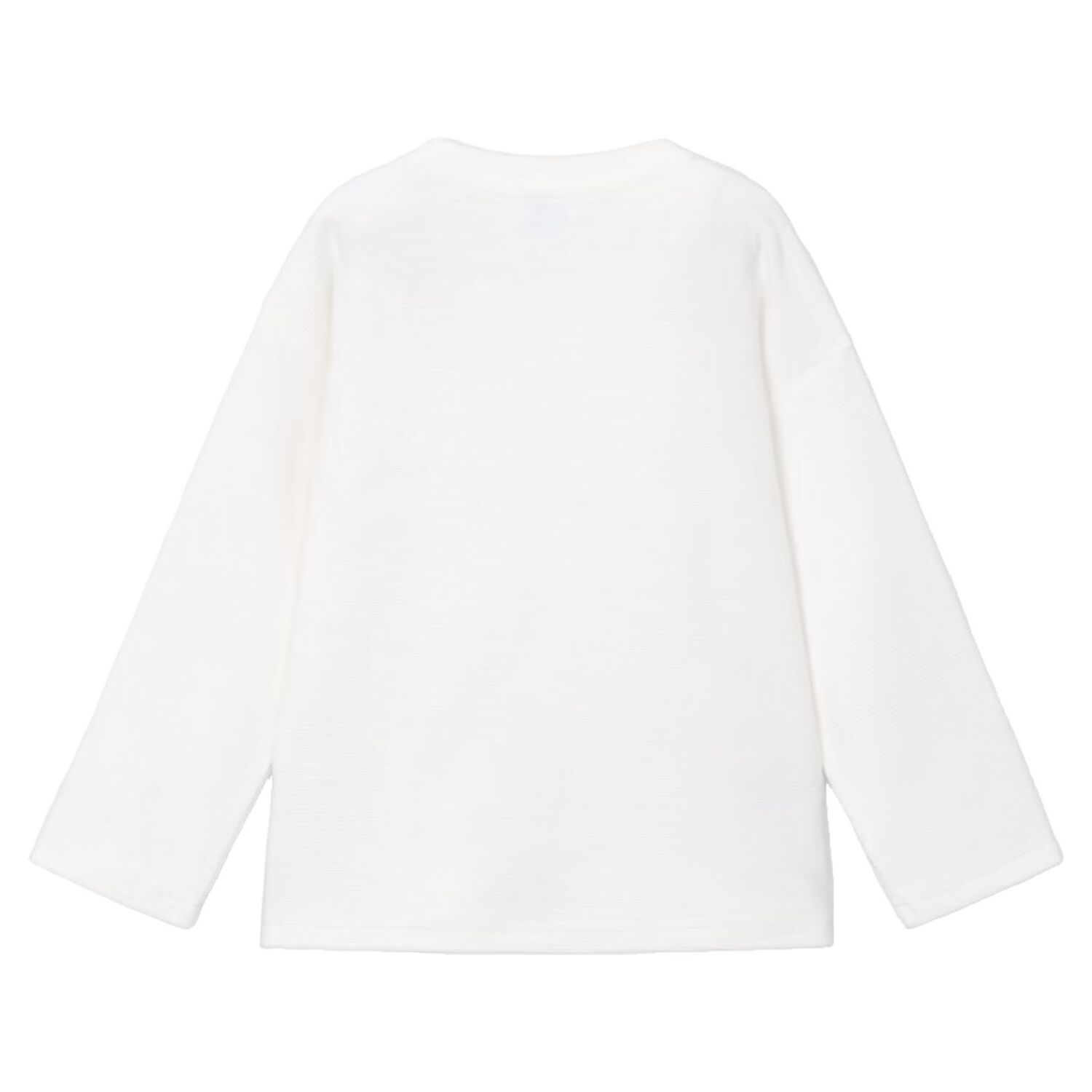 Boys White Dino Long Sleeve Top, 2, hi-res