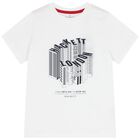 Boys White Logo T-Shirt, 1, hi-res