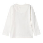 Younger Boys Ivory Eskimo Long Sleeve Top, 1, hi-res
