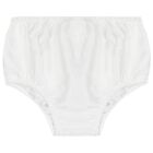 Baby Girls White Flower Satin Dress Set, 1, hi-res