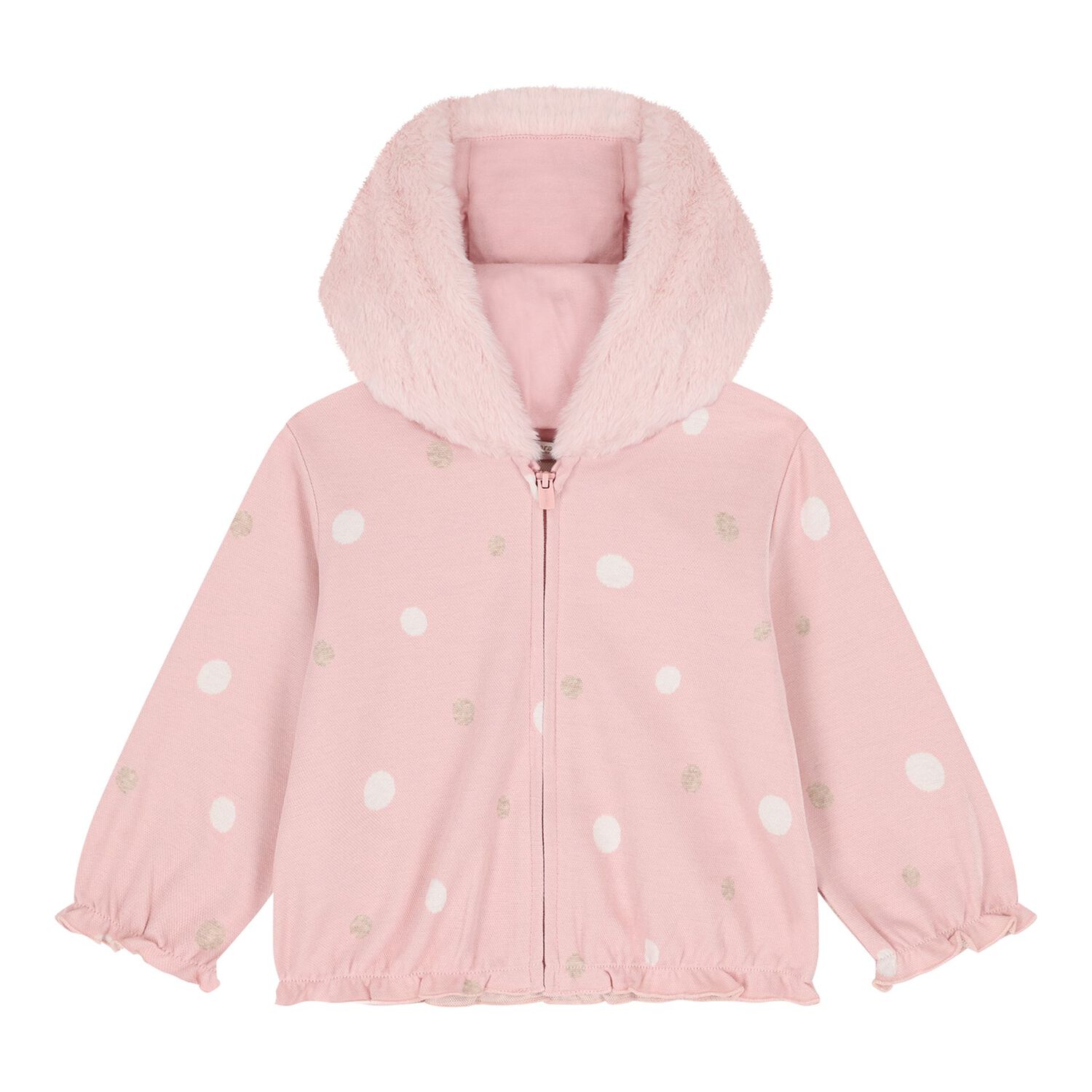 Baby Girls Pink & Ivory Bunny Tracksuit ( 3 Piece ), 1, hi-res