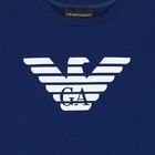 Boys Blue Logo T-Shirt, 1, hi-res