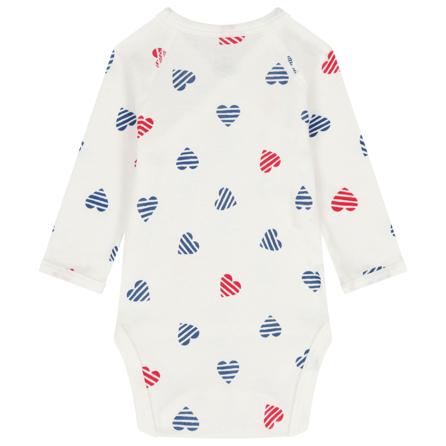 White Hearts Baby Bodysuit ( 3-Pack ), 1, hi-res