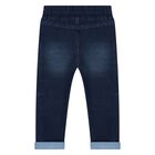 طقم بنات بنطلون بالشعار باللون الوردى و الأزرق, 1, hi-res